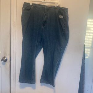 Liz & Me Relaxed Fit Dark Blue Jeans